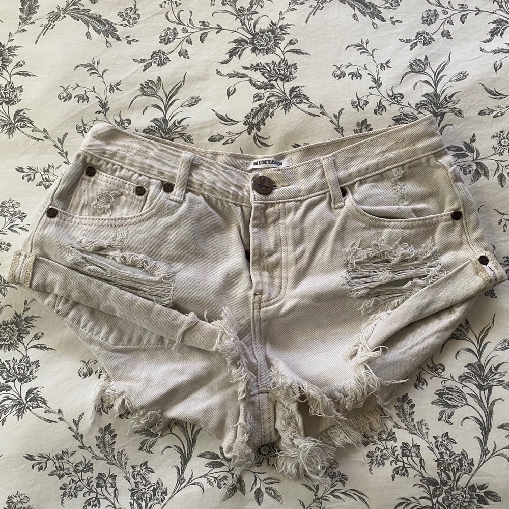 One Teaspoon Bandit Denim Shorts